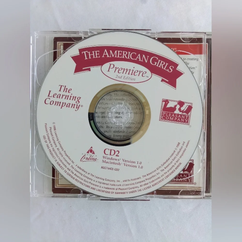 The American Girls Premiere 2nd Edition Education Video Game for Windows PC